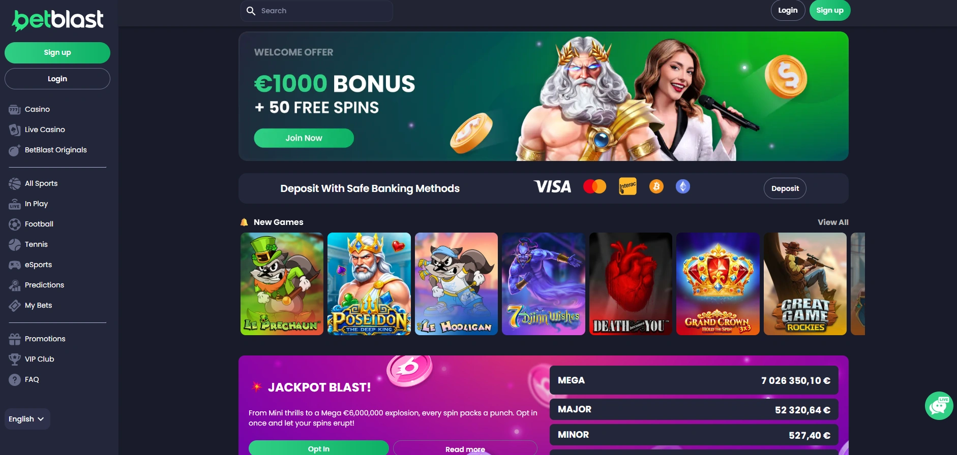 betblast casino